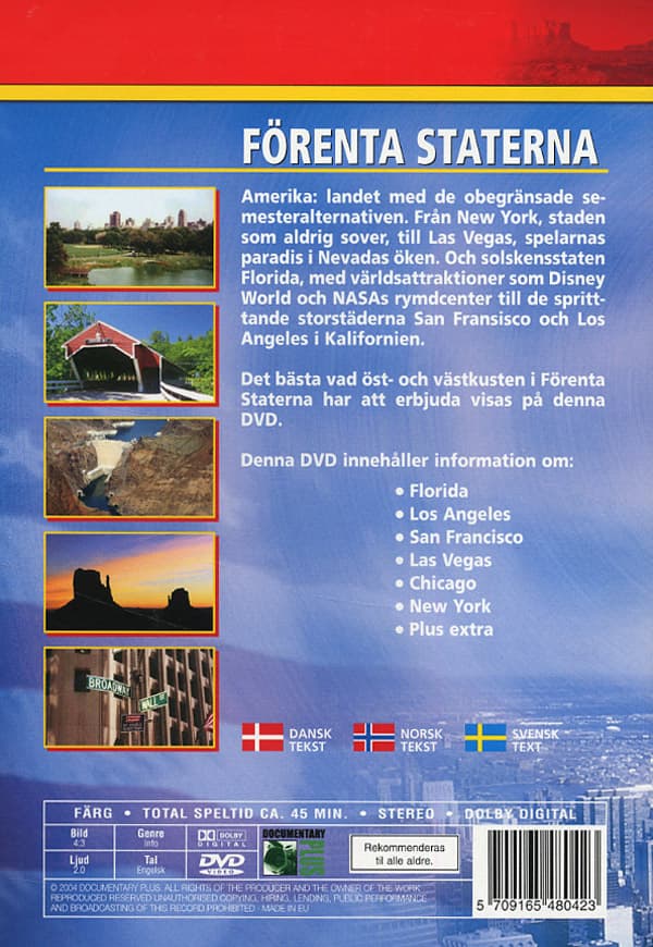 Resan går till Förenta Staterna (DVD)