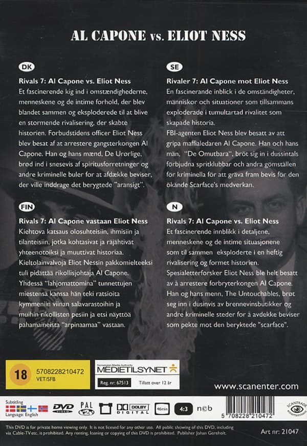 Rivals  7 / Al Capone vs Eliot Ness (DVD)