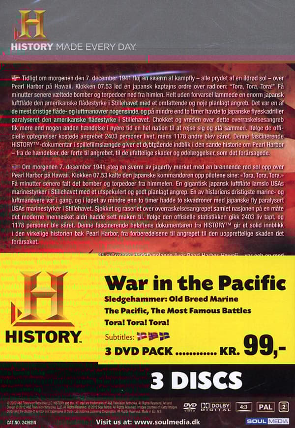 War in the Pacific / History channel Box (3 DVD)