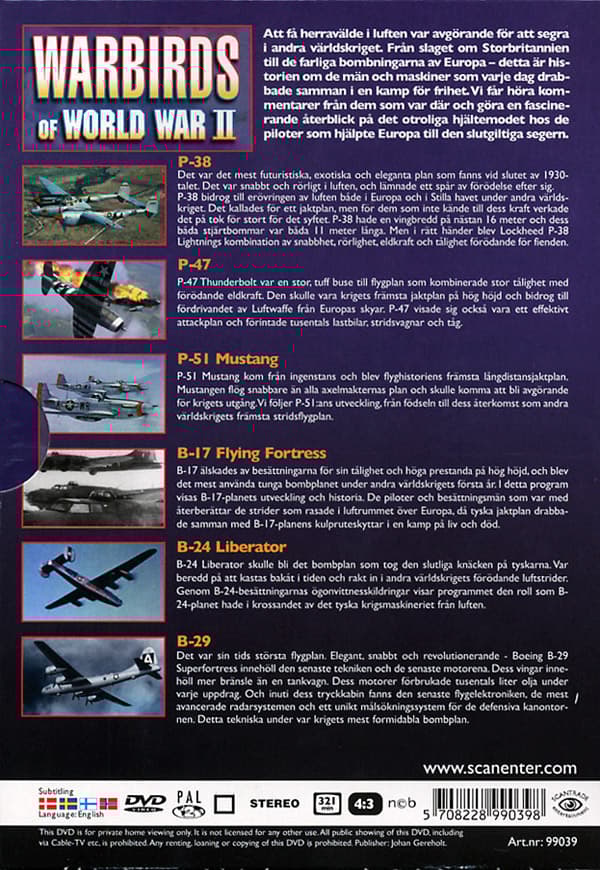 Warbirds of World War II (6 DVD)