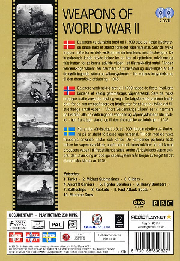 Weapons of World War II (2 DVD)