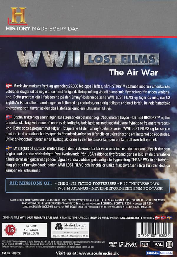 WWII Lost films / Air war (DVD)