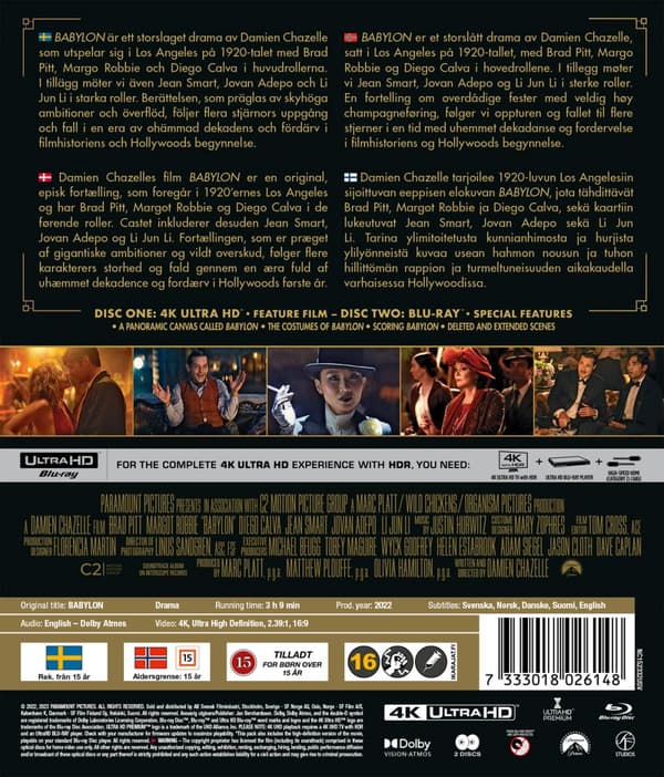 Babylon (4K Ultra HD + Blu-ray)