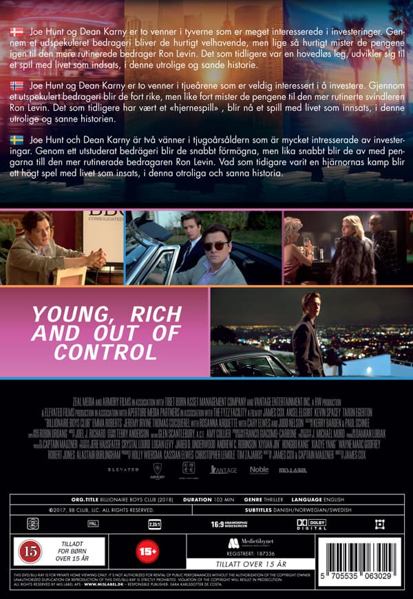Billionaire boys club (DVD)