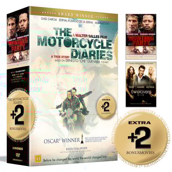 Dagbok från en motorcykel + 2 Bonusfilmer / Box (3 DVD)