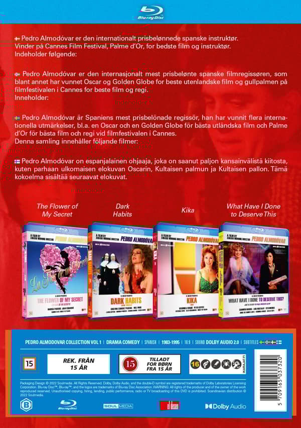 Pedro Almodóvar - Box 1 (4 Blu-ray)