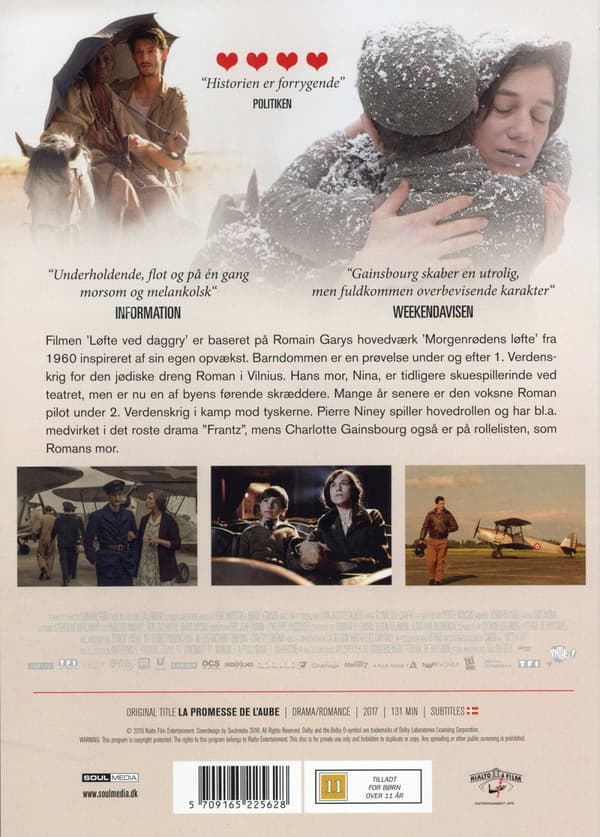 Promise at dawn (Ej svensk text) (DVD)
