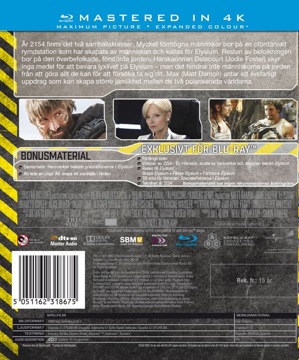 Elysium (Blu-ray)