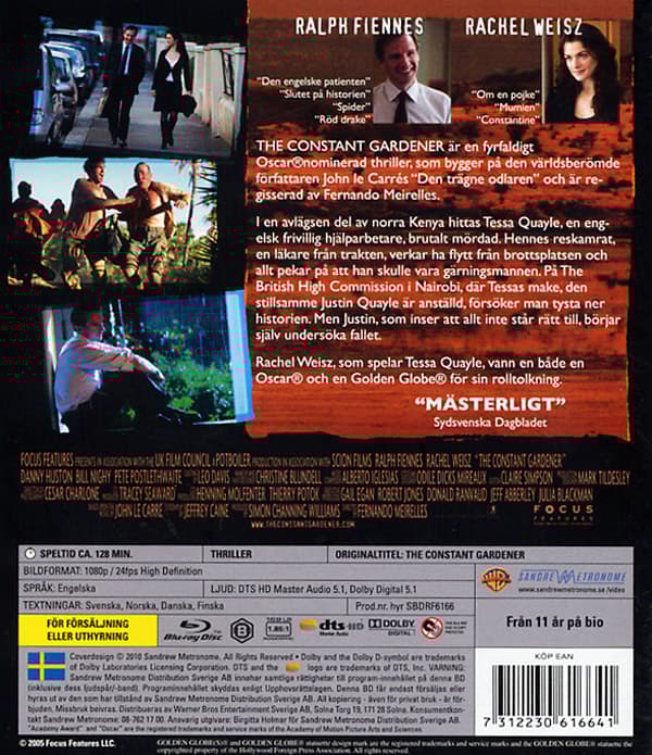 Constant gardener (Blu-ray)
