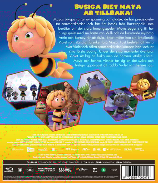 Biet Maya 2 - På nya honungsäventyr (Blu-ray)