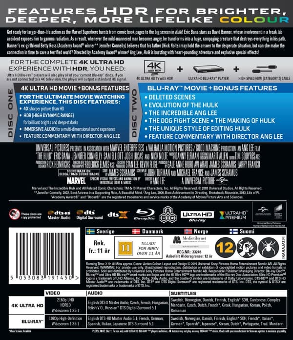 Hulk (4K Ultra HD + Blu-ray)