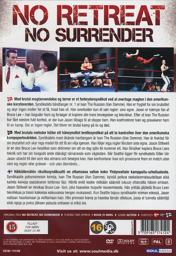 No retreat No surrender (DVD)