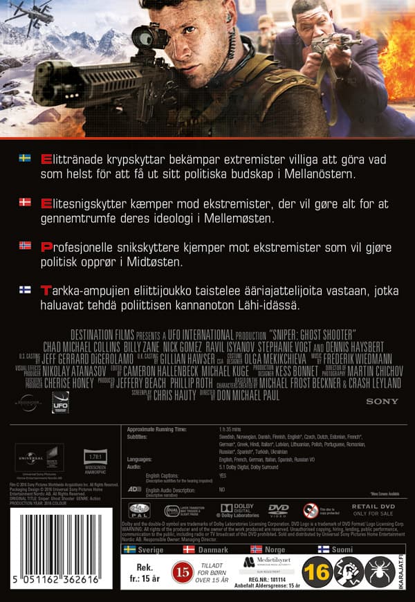 Sniper 6 - Ghost shooter (DVD)