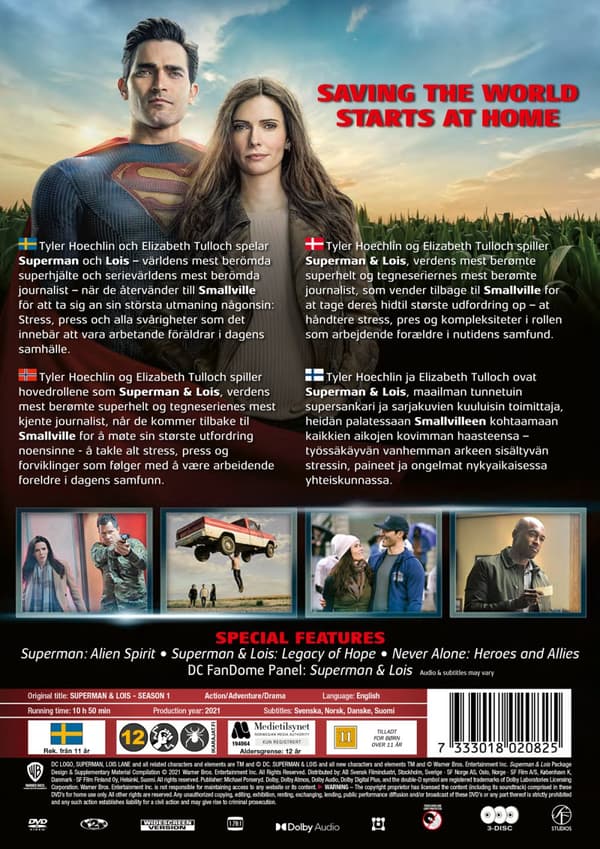 Superman & Lois / Säsong 1 (3 DVD)