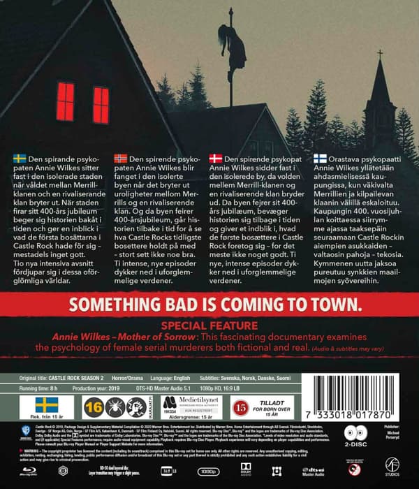 Castle Rock / Säsong 2 (2 Blu-ray)
