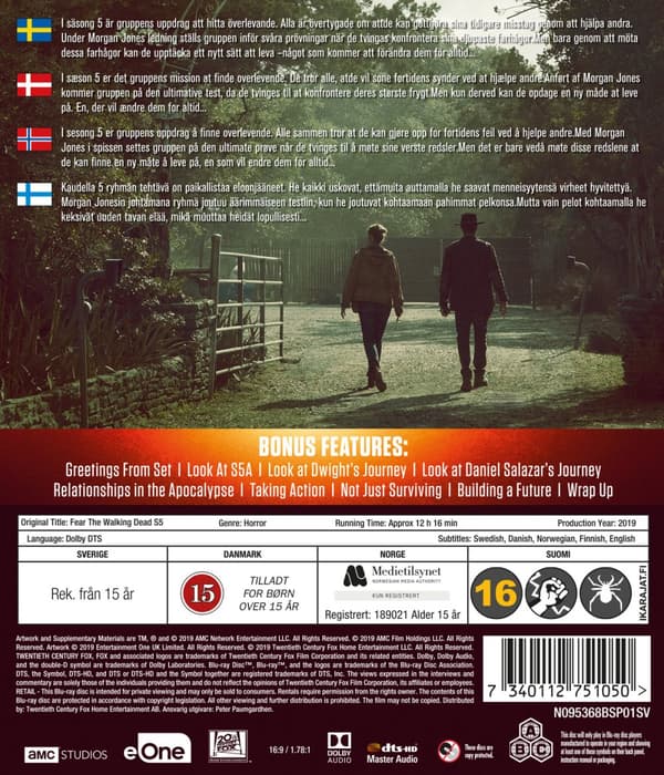 Fear the walking dead / Säsong 5 (5 Blu-ray)