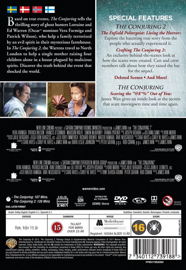 The Conjuring 1+2 (2 DVD)