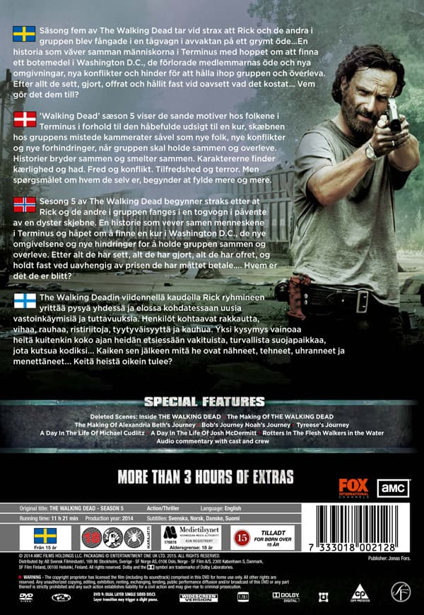 The walking dead / Säsong 5 (5 DVD)