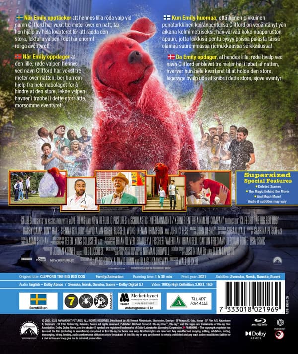 Clifford den stora röda hunden (Blu-ray)