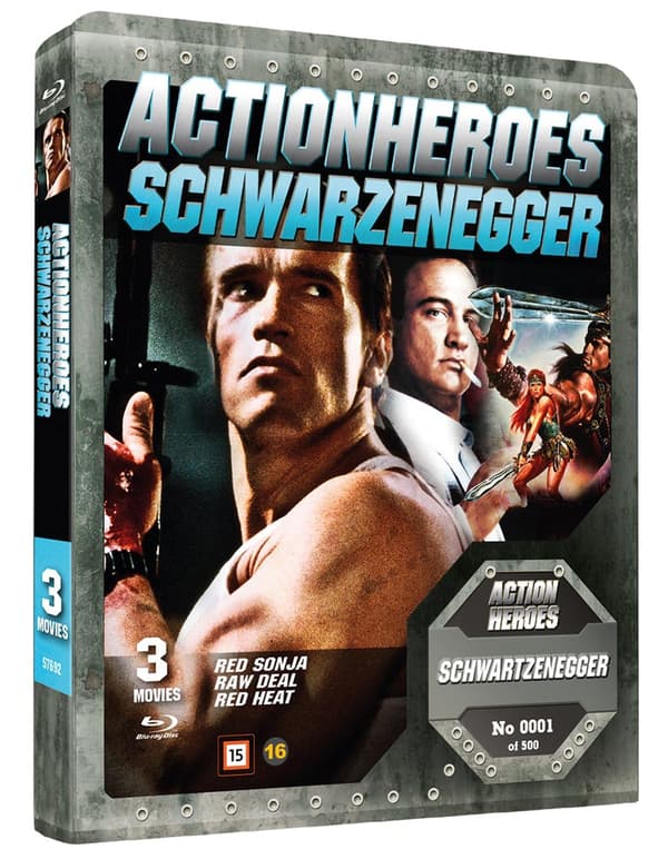 Arnold Schwarzenegger x 3 / Ltd Steelbook (3 Blu-ray)