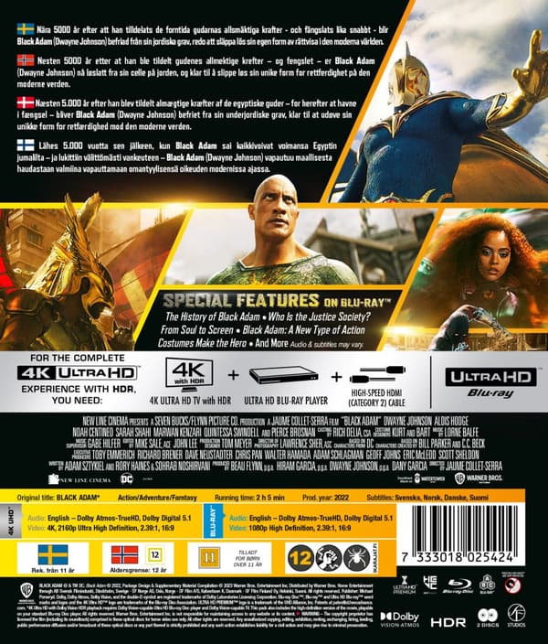 Black Adam (4K Ultra HD + Blu-ray)