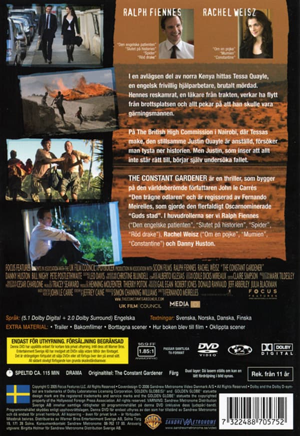 Constant gardener (DVD)