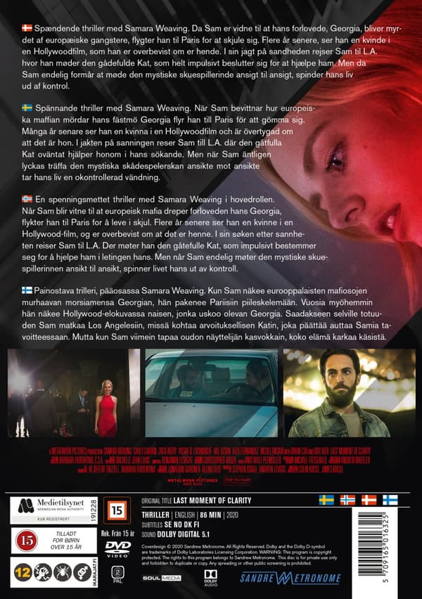 Last moment of clarity (DVD)