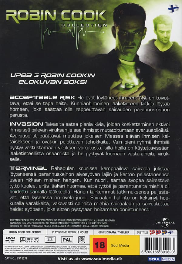 Robin Cook collection (3 DVD)
