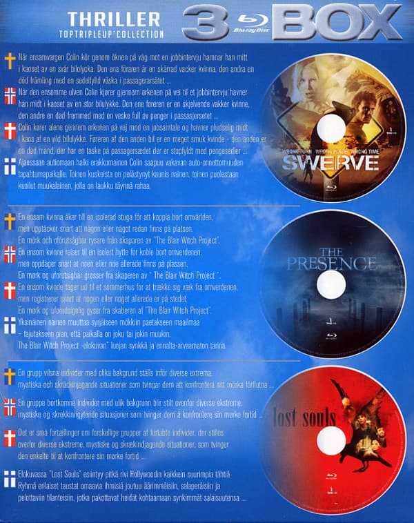 Thriller box - 3 filmer (3 Blu-ray)