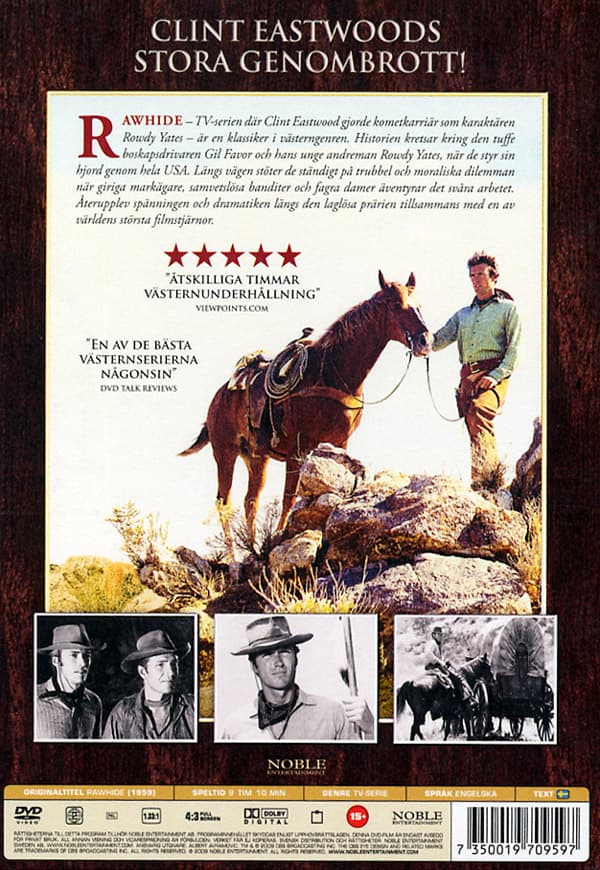 Clint Eastwood / Rawhide - Säsong 1 Box 1 (3 DVD)