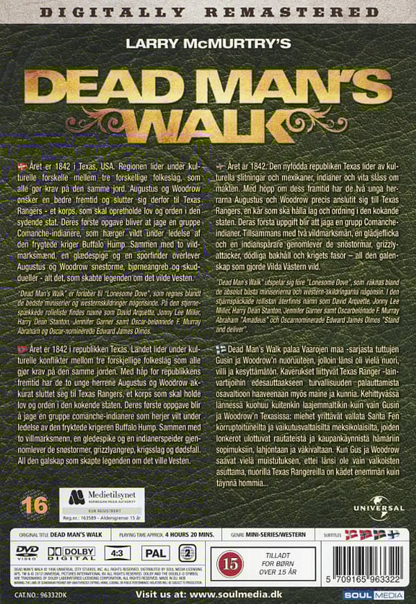 Dead man's walk / Miniserien (2 DVD)