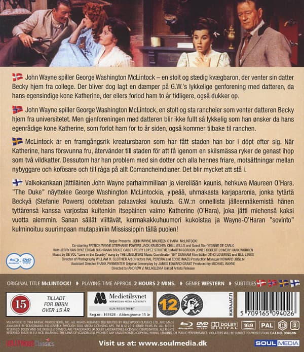 McLintock (Blu-ray + DVD)