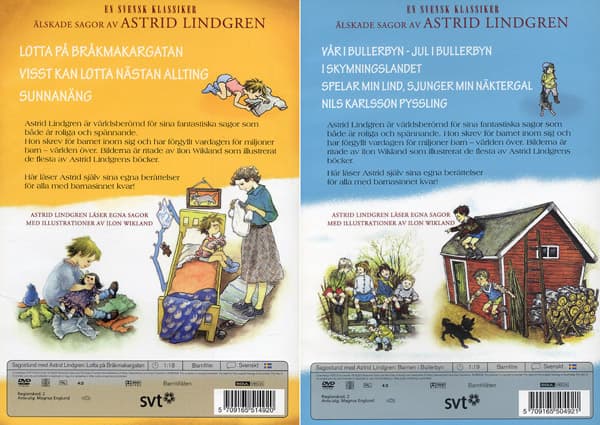 Barnen i Bullerbyn & andra Astrid Lindgrensagor (2 DVD)