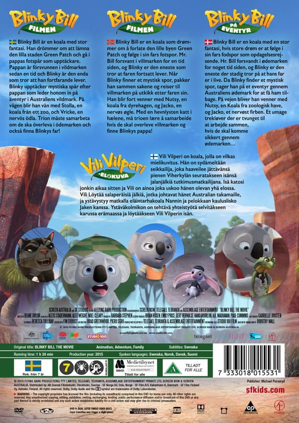 Blinky Bill - Filmen (DVD)