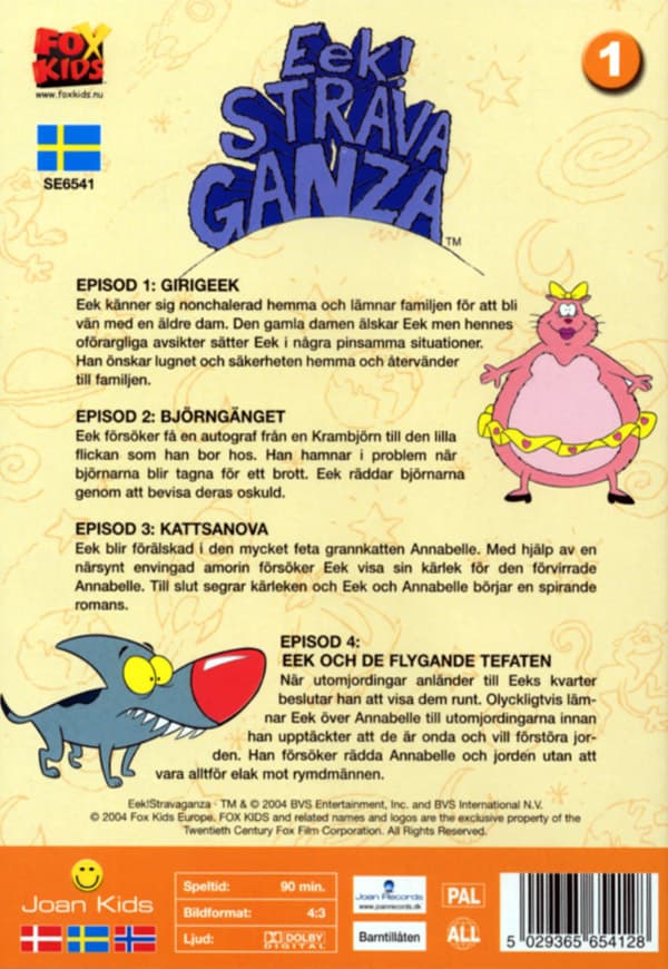 Eek! Stravaganza 1 1-4 (DVD)