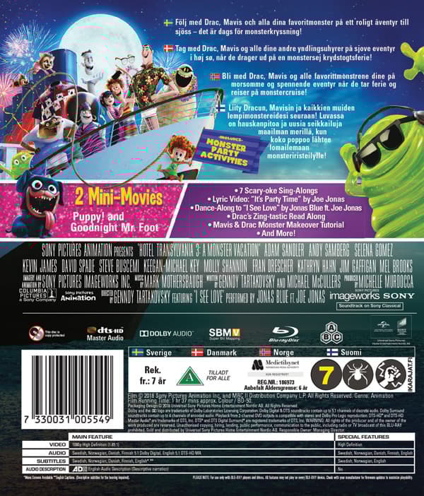Hotell Transylvanien 3 (Blu-ray)