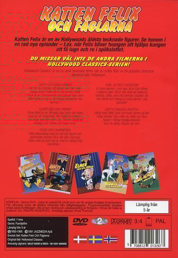 Katten Felix och fåglarna (DVD)