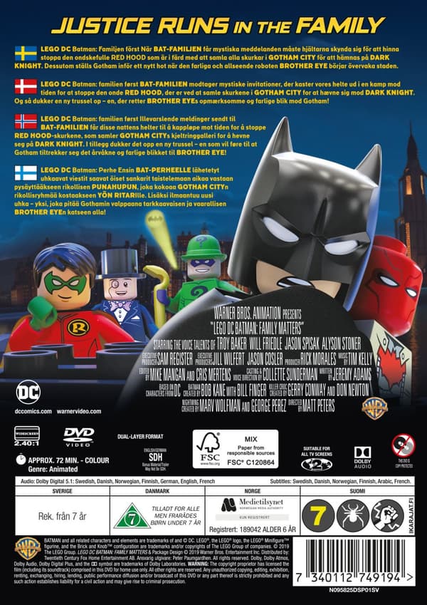 Lego DC - Batman / Family matters (DVD)