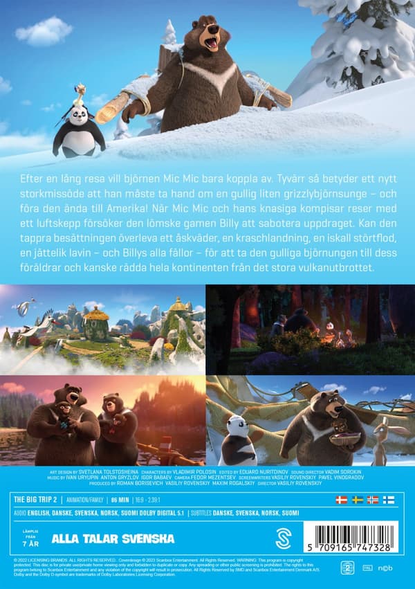 Panda & vännerna - På vilda äventyr (DVD)