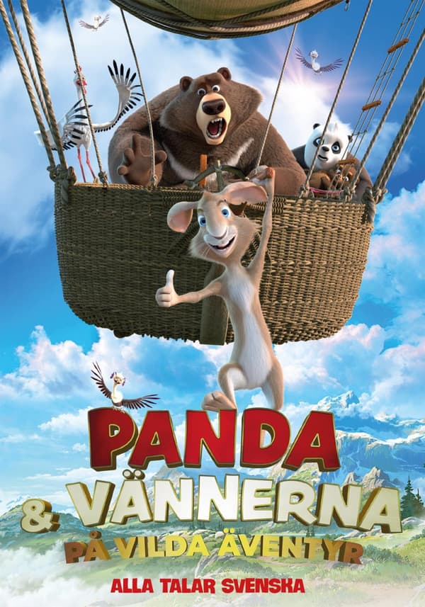 Panda & vännerna - På vilda äventyr (DVD)