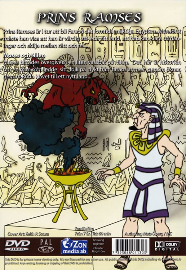 Prins Ramses och äventyren vid Nilen (DVD)