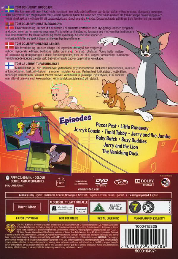 Tom & Jerry / Husodjur (DVD)