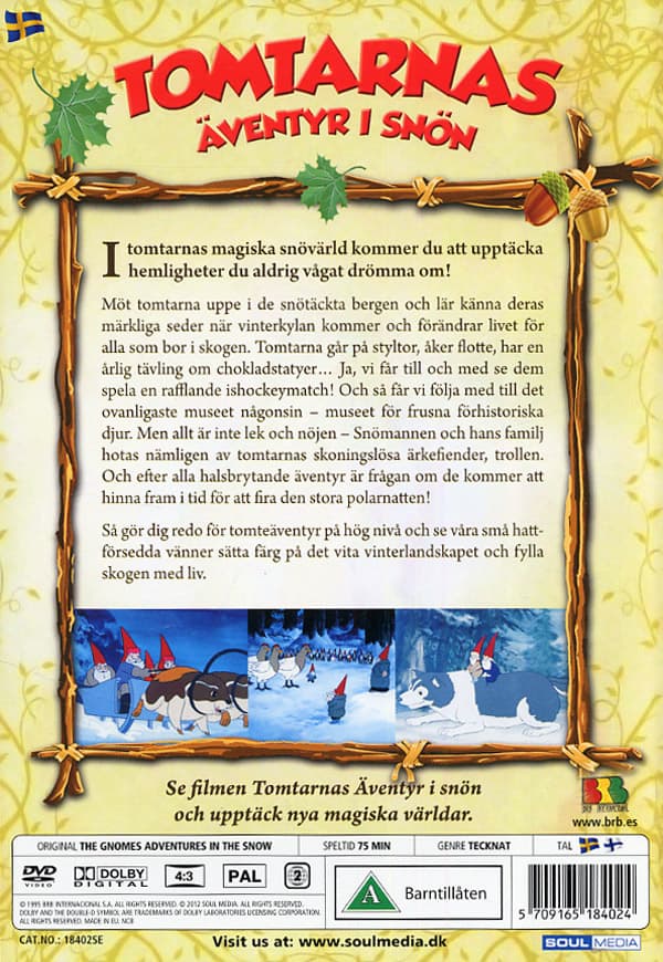 Tomtarnas äventyr i snön (DVD)