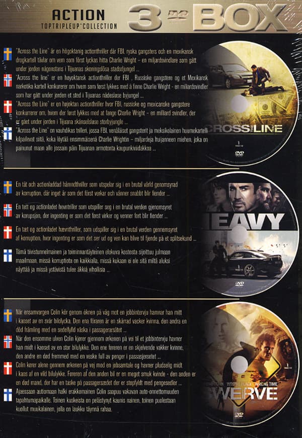 Action box - 3 filmer (3 DVD)