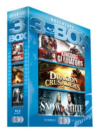 Adventures box - 3 filmer (3 Blu-ray)