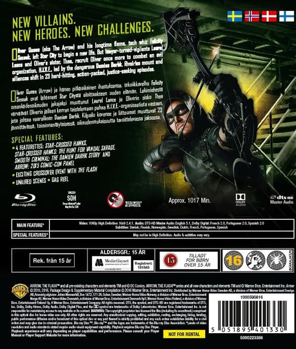 Arrow / Säsong 4 (4 Blu-ray)