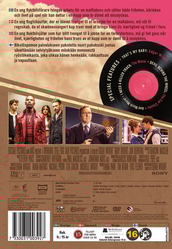 Baby driver (DVD)