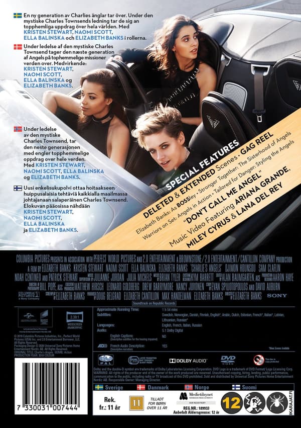 Charlie's änglar (2019) (DVD)