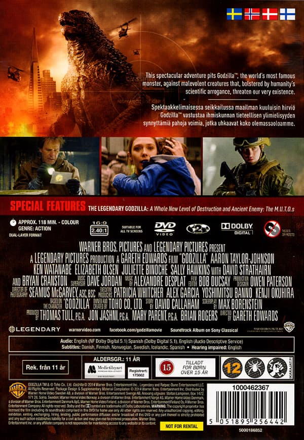 Godzilla (2014) (DVD)