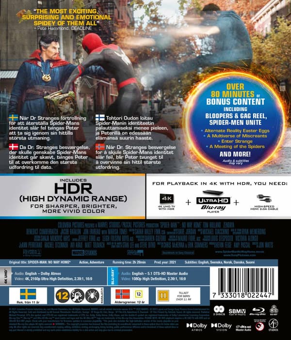 Spider-Man - No way home (4K Ultra HD + Blu-ray)
